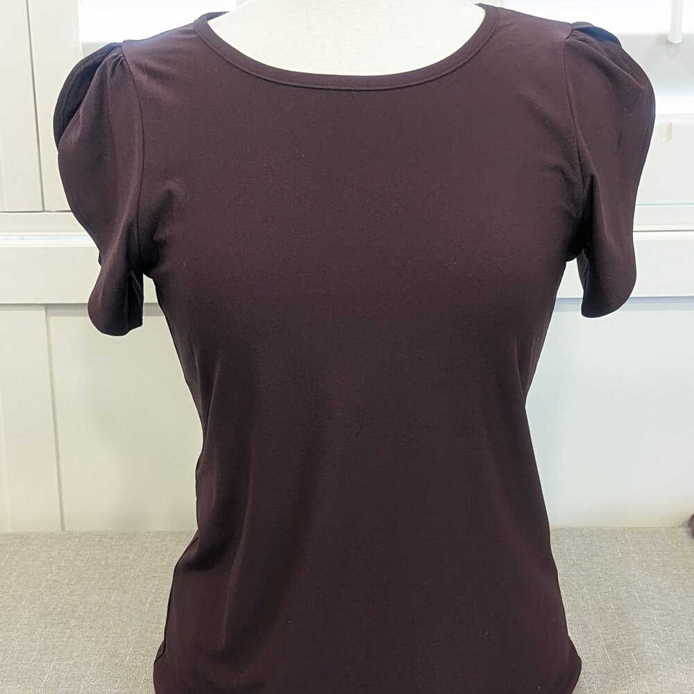 Business Casual Plum Top